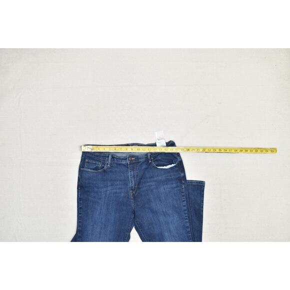 Levi's Blue Bootcut Jeans Plus Size 16 W33 L32 Medium Wash Stretch Cotton - Picture 6 of 8